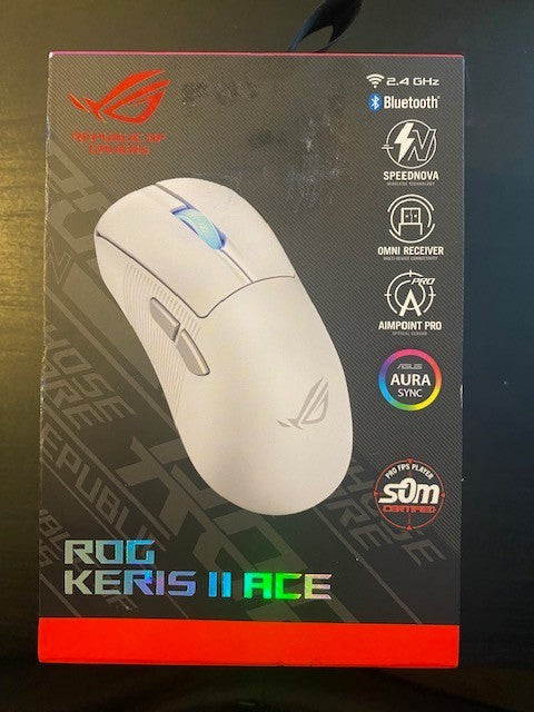 ASUS - ROG Keris II Ace Ultralight Wireless Optical Gaming Mouse with ROG Spe...0