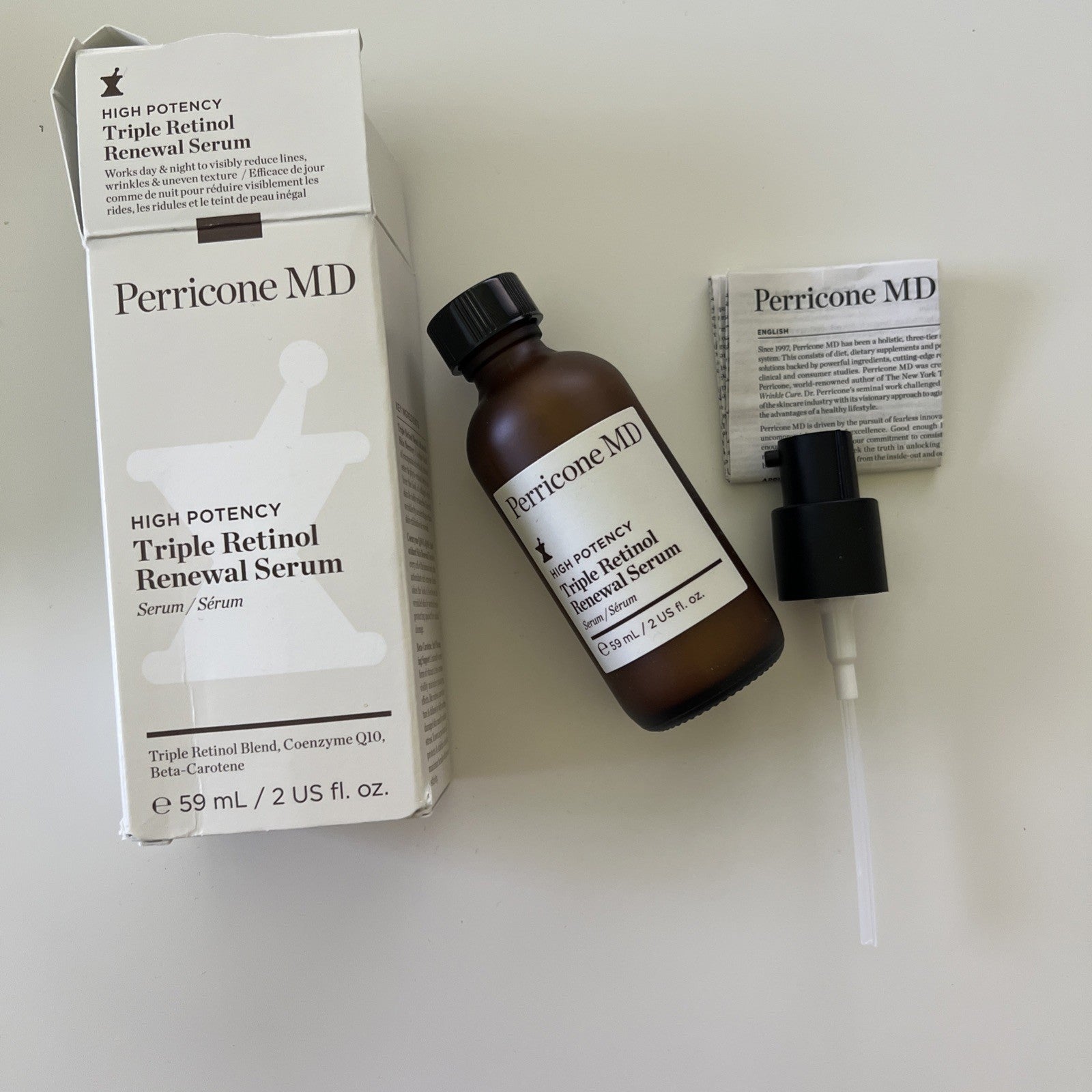 Perricone MD - High Potency Triple Retinol Renewal Serum 2 oz New Made In USA0