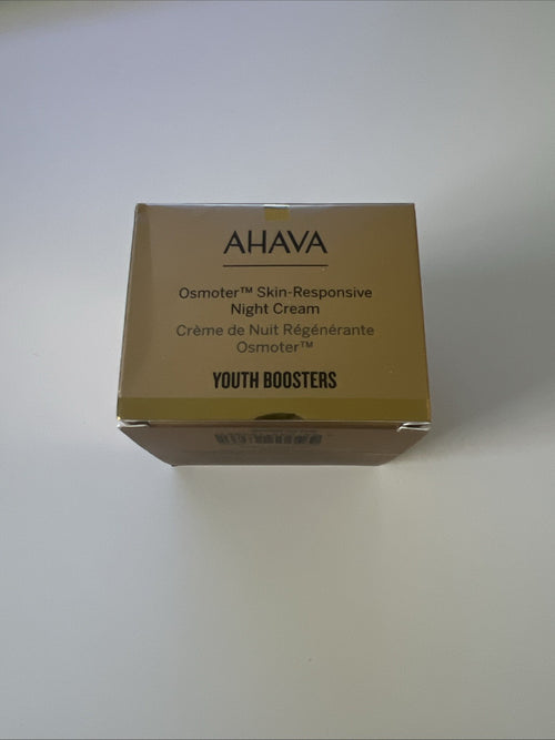 Ahava Osmoter Skin-Responsive Night Cream Youth Boosters 1.7oz New0