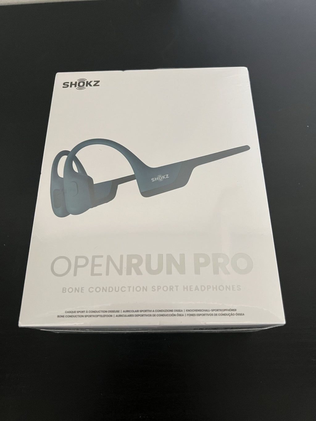 Shokz - OpenRun Pro Premium Bone Conduction Open-Ear Sport, S810 Steel Blue0