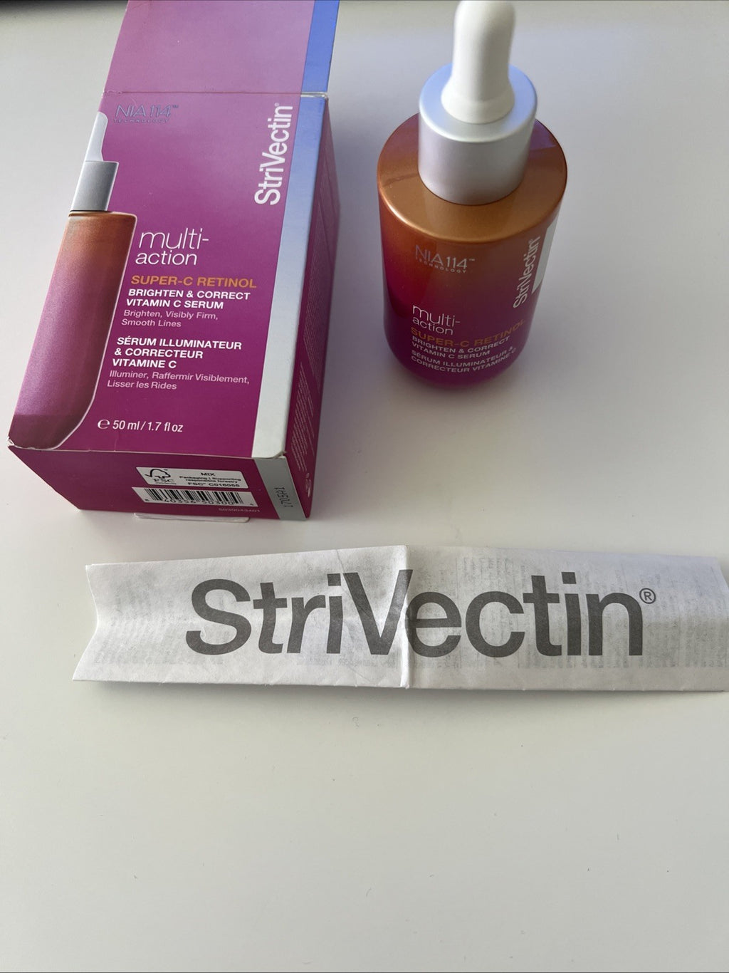 Strivectin Super-C Retinol Brighten & Correct Vitamin C Serum 1 .7 Oz Authentic4