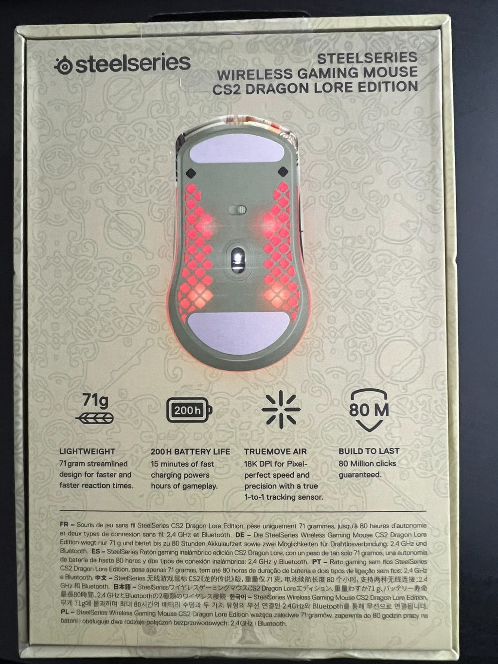 Steelseries CS2 Dragon Lore Edition - Limited Edition- Brand New Sealed2