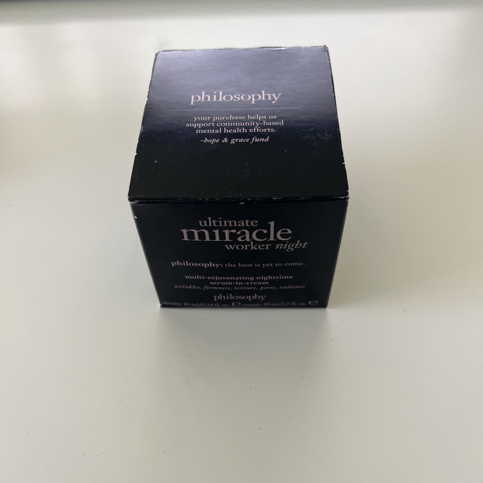 Philosophy Ultimate Miracle Worker Night Serum - 1.7 oz / 0.34 oz New0