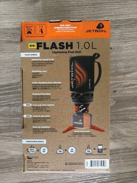 Jetboil Flash Cooking System, Carbon, 1.0L Green Campsite1
