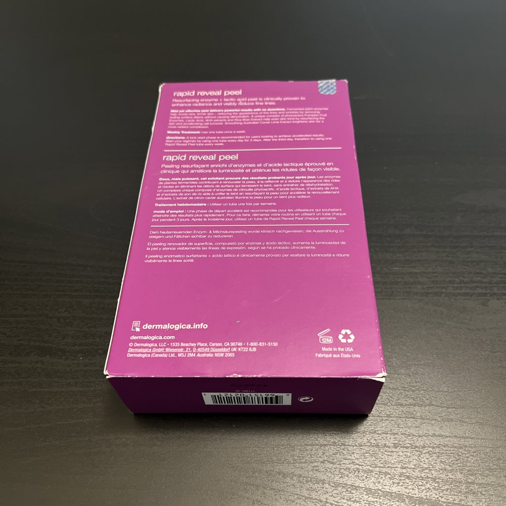 Dermalogica Rapid Reveal Peel - 10x0.1 US Fl oz 3mL Made In USA New Authentic1