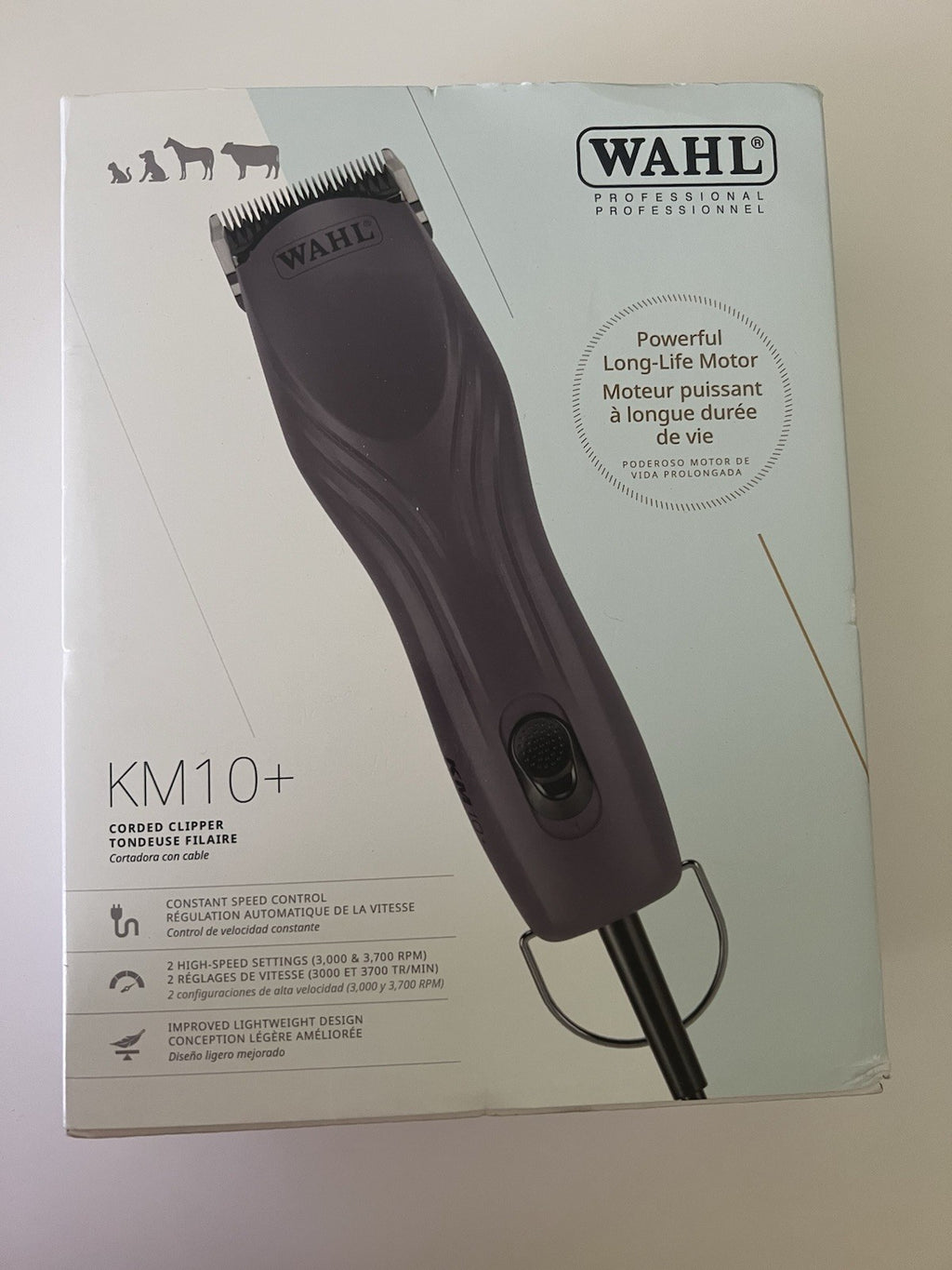 Wahl Professional Animal Grooming KM10+ Corded Pet Clipper Purple0