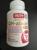 Jarrow Formulas Ubiquinol Qh-absorb 100 MG 60 Softgels, Exp 06/2026!0