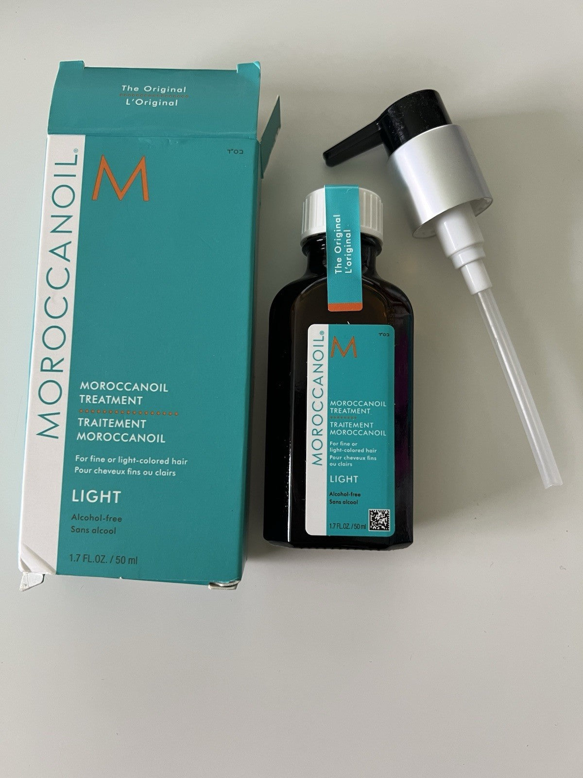 MoroccanOil-Treatment For Fine/Light Color Hair Light 1.7 Oz With Pump New2
