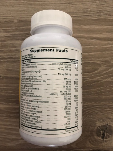 Nature's Plus Source of Life Men Multivitamin & Mineral - 120 tabs 20281