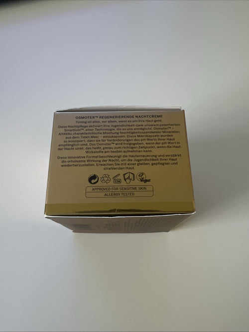 Ahava Osmoter Skin-Responsive Night Cream Youth Boosters 1.7oz New1