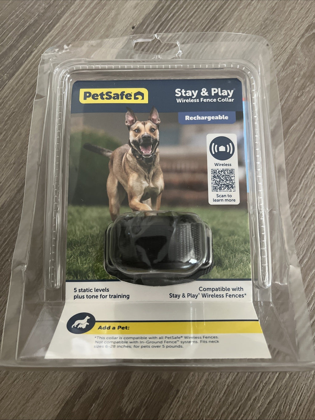 PetSafe Stay & Play Wireless Fence Rechargeable Recei Collar - Black PIF00-142882