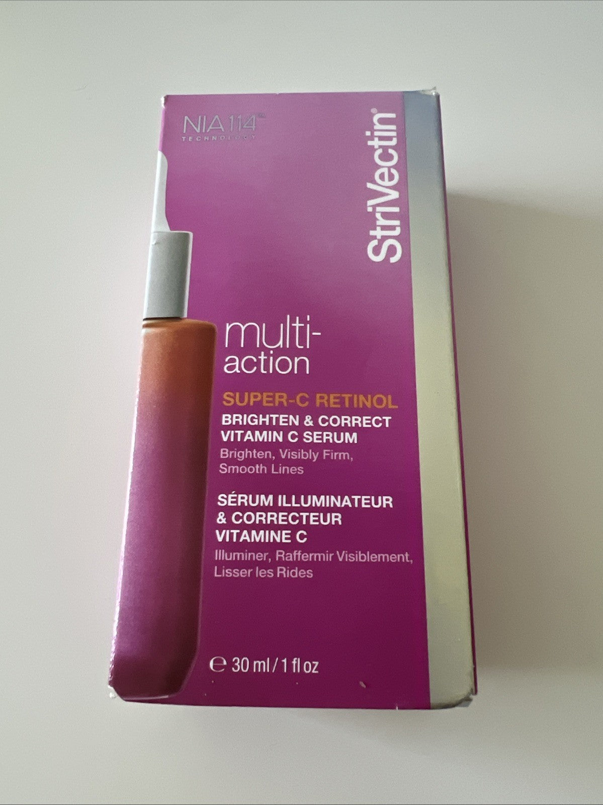 StriVectin Multi-Action Super C Retinol Brighten & Correct Serum Authentic 1 Fl0