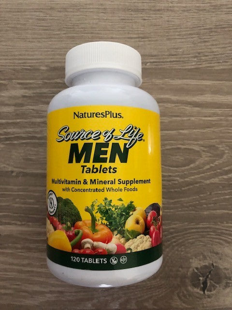 Nature's Plus Source of Life Men Multivitamin & Mineral - 120 tabs 20280