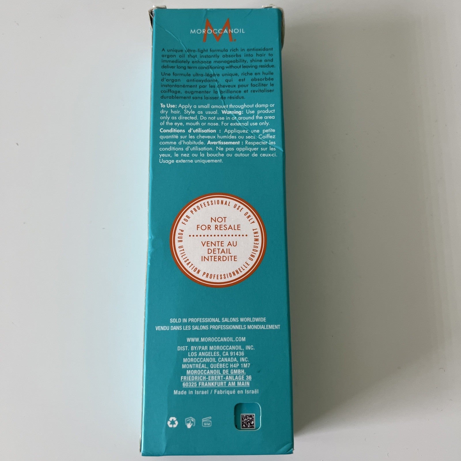 New in Box Moroccanoil 200ml Ligh Oil Treatment 6.8 oz With Pump Authentic1