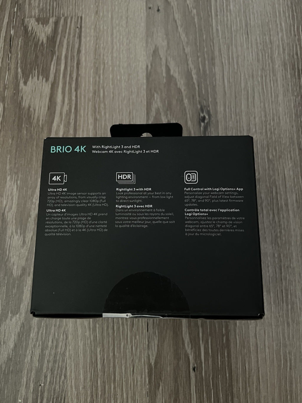 Logitech Brio 4K Webcam - Black (960-001390) New2