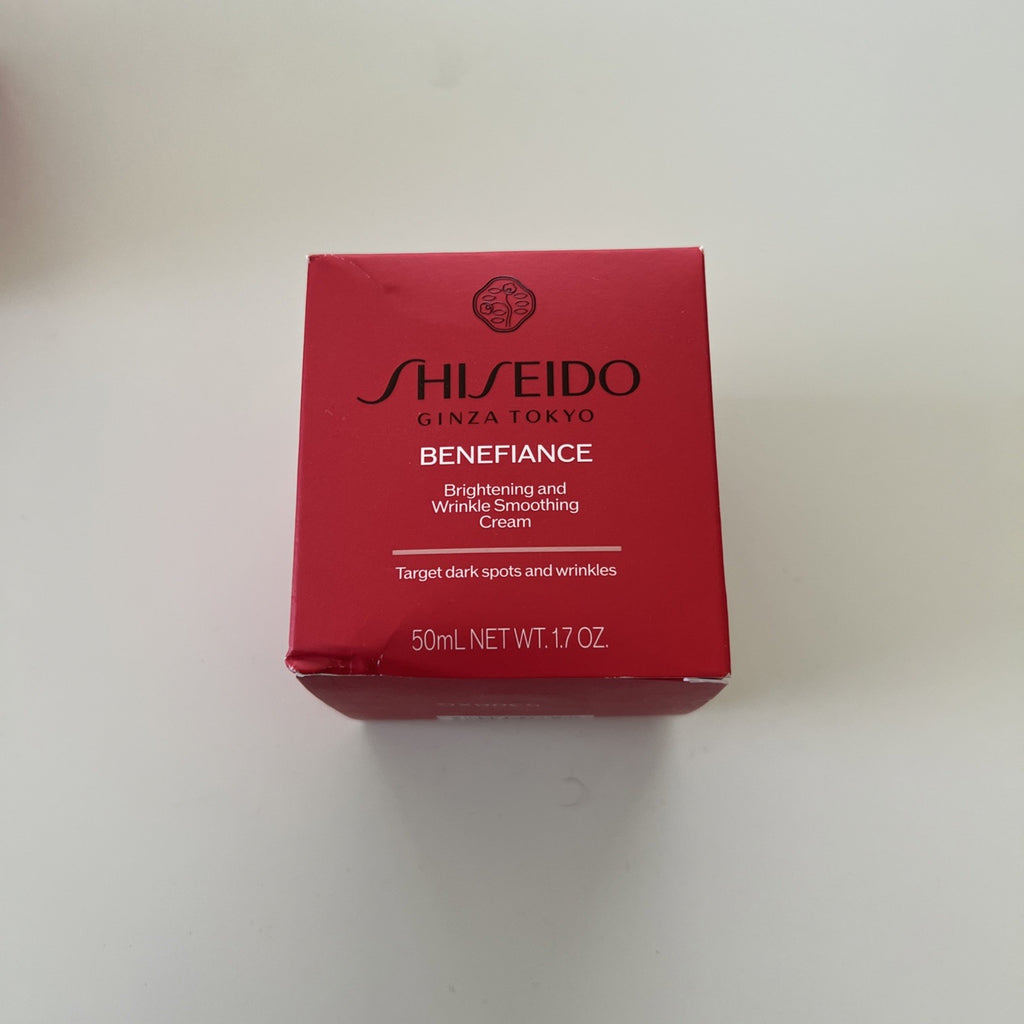 Shiseido BENEFIANCE Brightening and Wrinkle Smoothing Cream - 1.7oz/50 mL New0