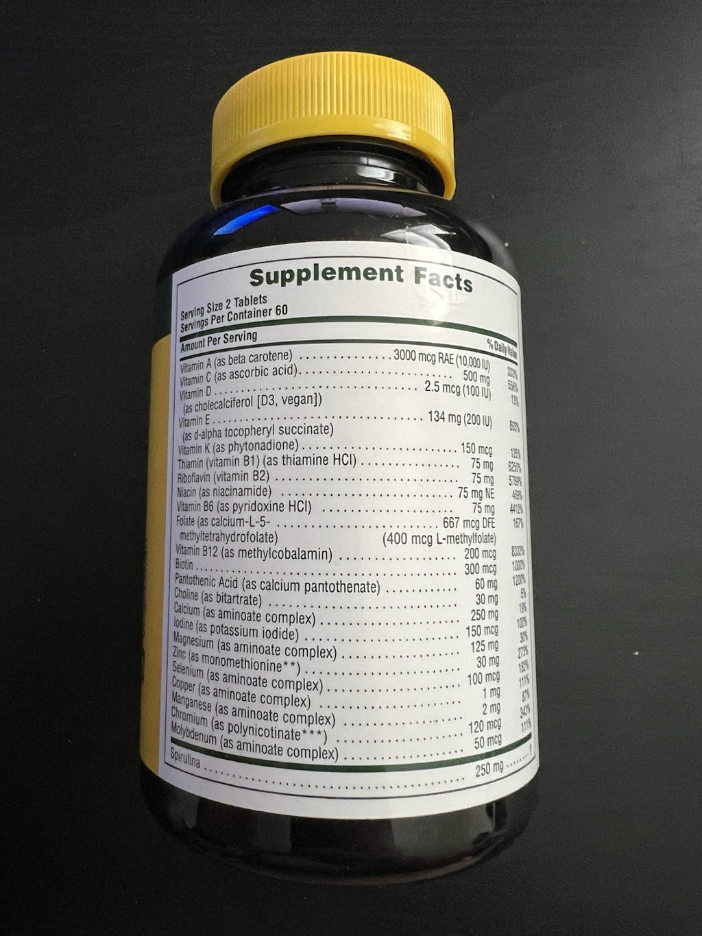 Nature's Plus Source of Life Men - Iron Free  120 tabs 02/20271