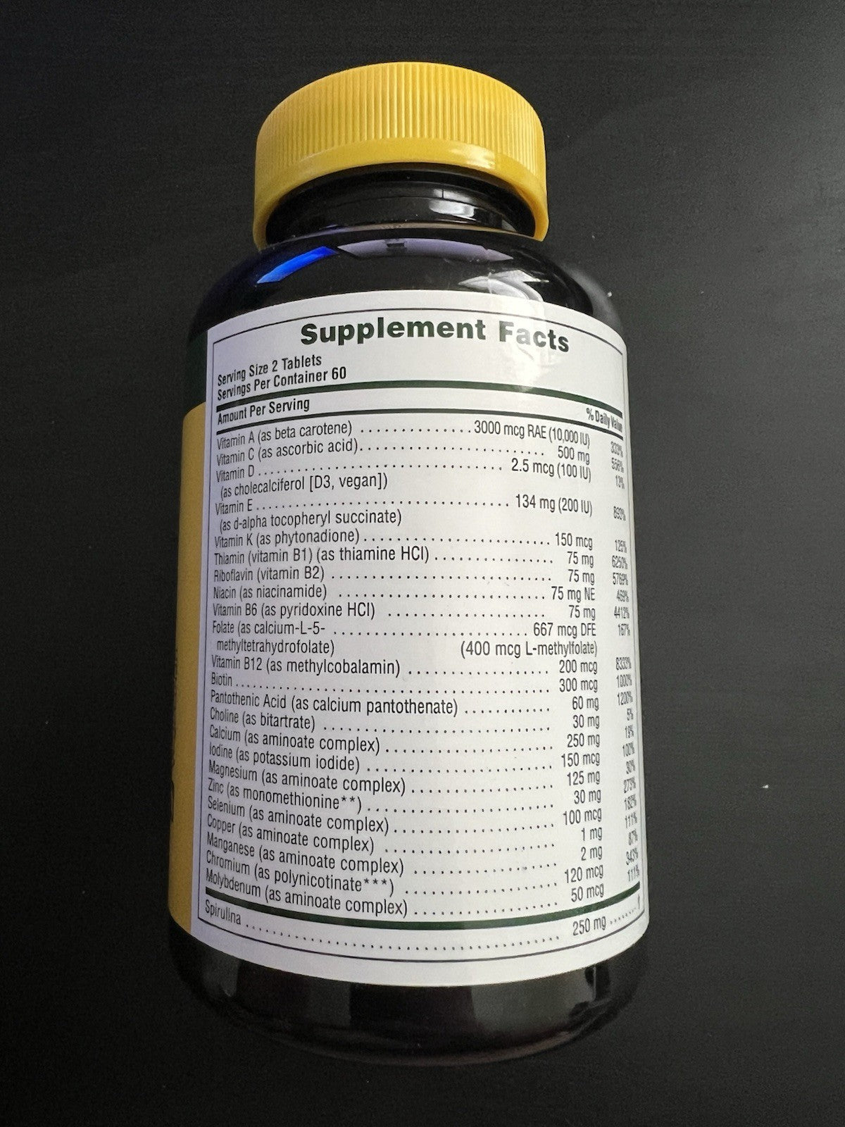 Nature's Plus Source of Life Men - Iron Free  120 tabs 02/20271