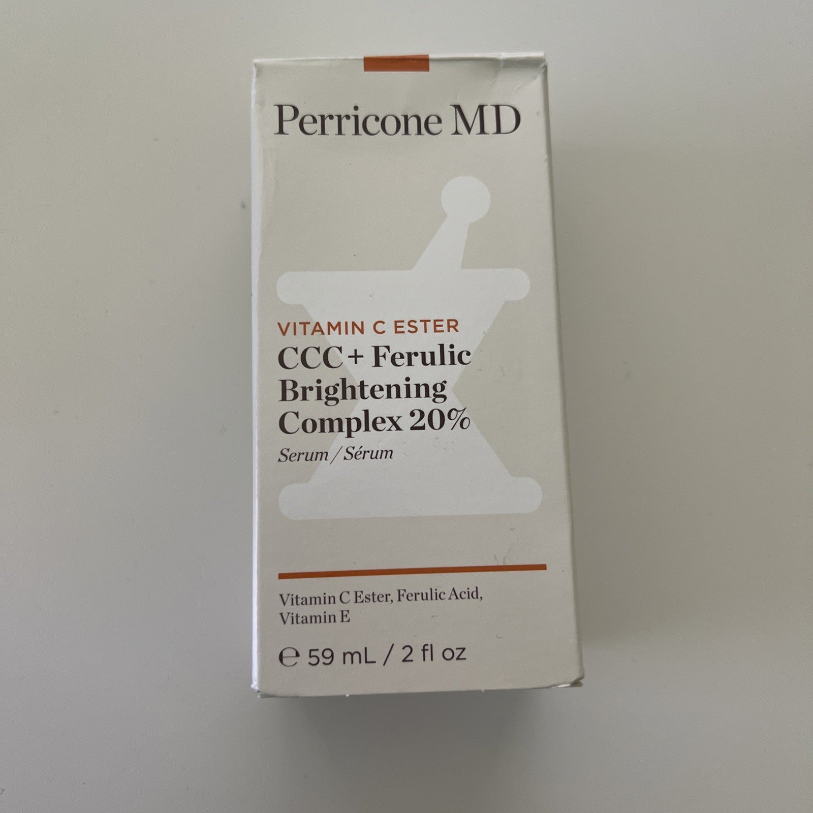Perricone MD Vitamin C Ester CCC Ferulic Brightener Serum Complex 20% - 2oz New0