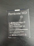 Perricone MD Cold Plasma Plus+ Daily Defense Moisturizer SPF 35- 1 oz Ex 03/26 !0