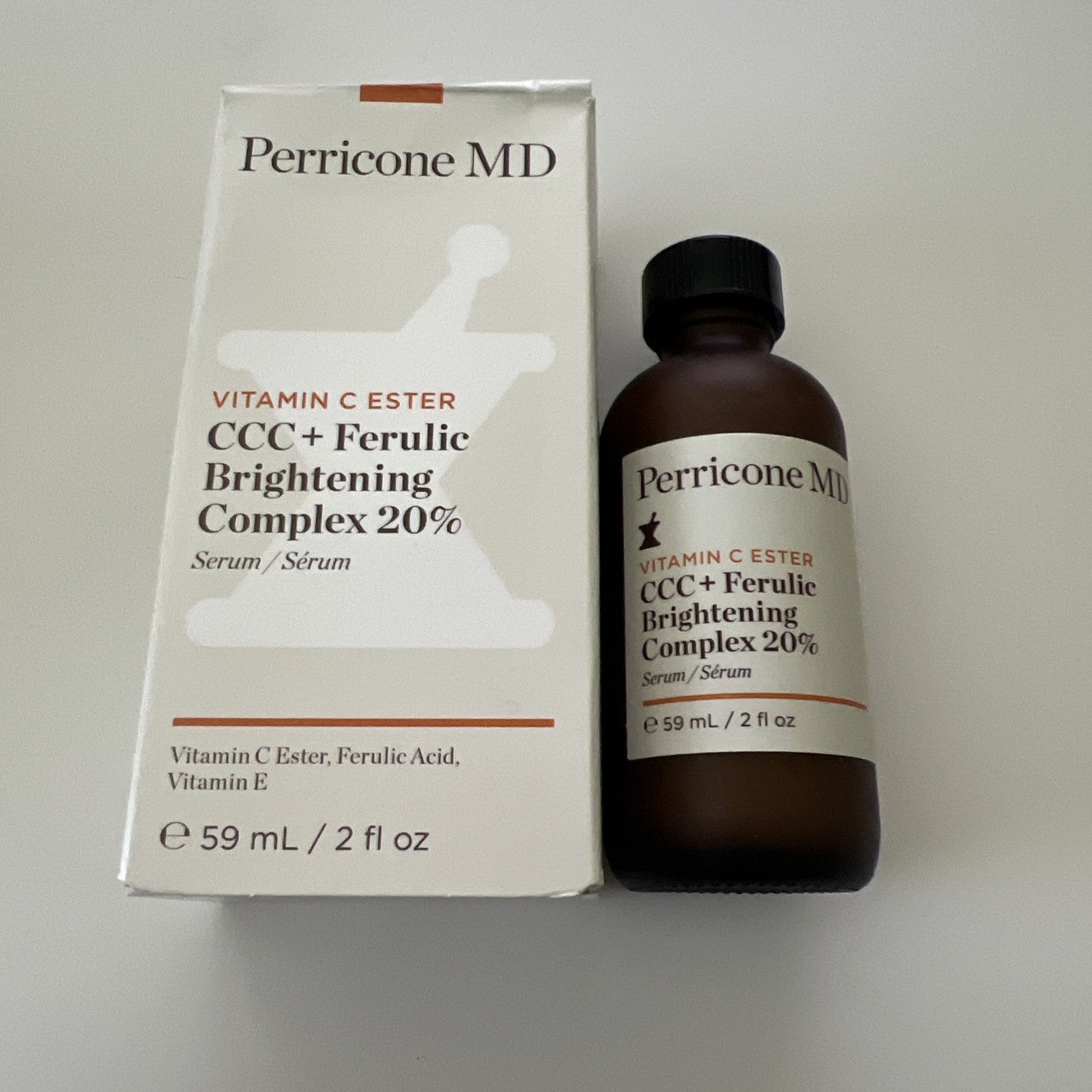 Perricone MD Vitamin C Ester CCC Ferulic Brightener Serum Complex 20% - 2oz New5