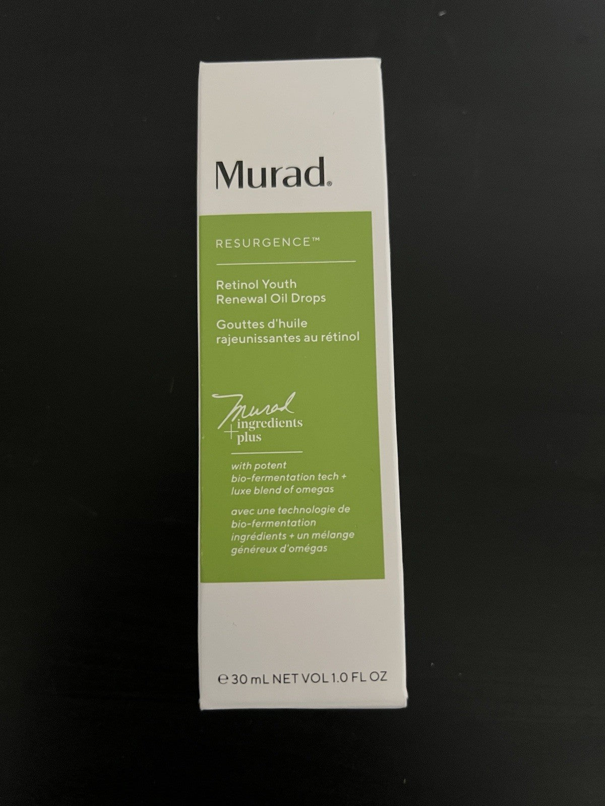 Murad Resurgence Retinol Youth Renewal Serum Oil Drops  1 oz / 30 mL Made In USA0