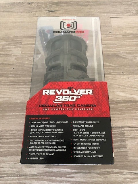 Stealth Cam Revolver 36 MP - Trail Cam Camera 360° STC-RVLR3