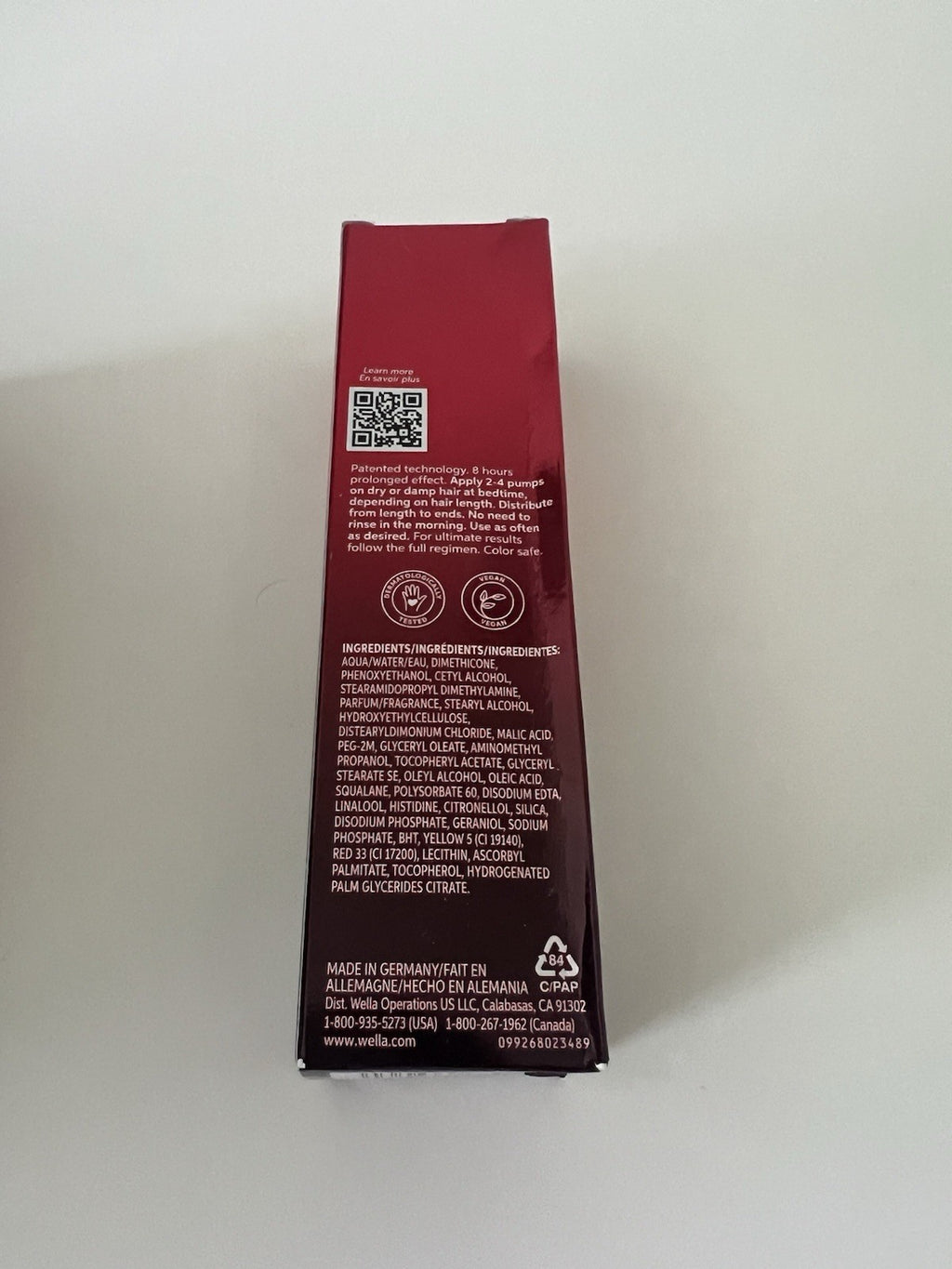 Wella Ultimate Repair Night Hair Serum With AHA & Omega-9 3.2 oz Made In Germany2
