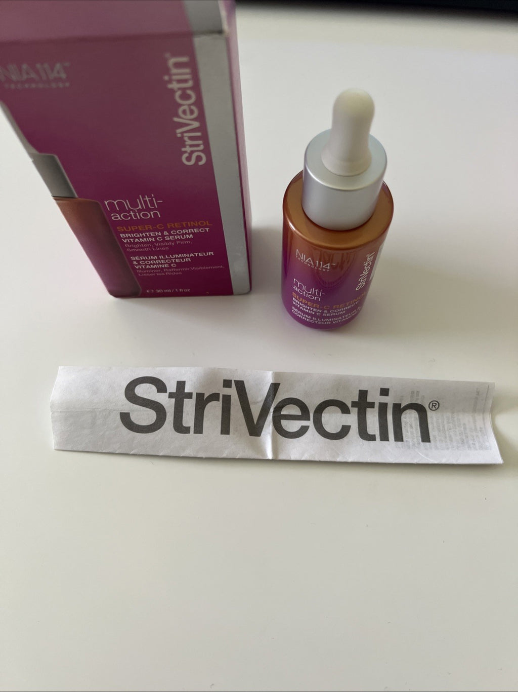 StriVectin Multi-Action Super C Retinol Brighten & Correct Serum Authentic 1 Fl4