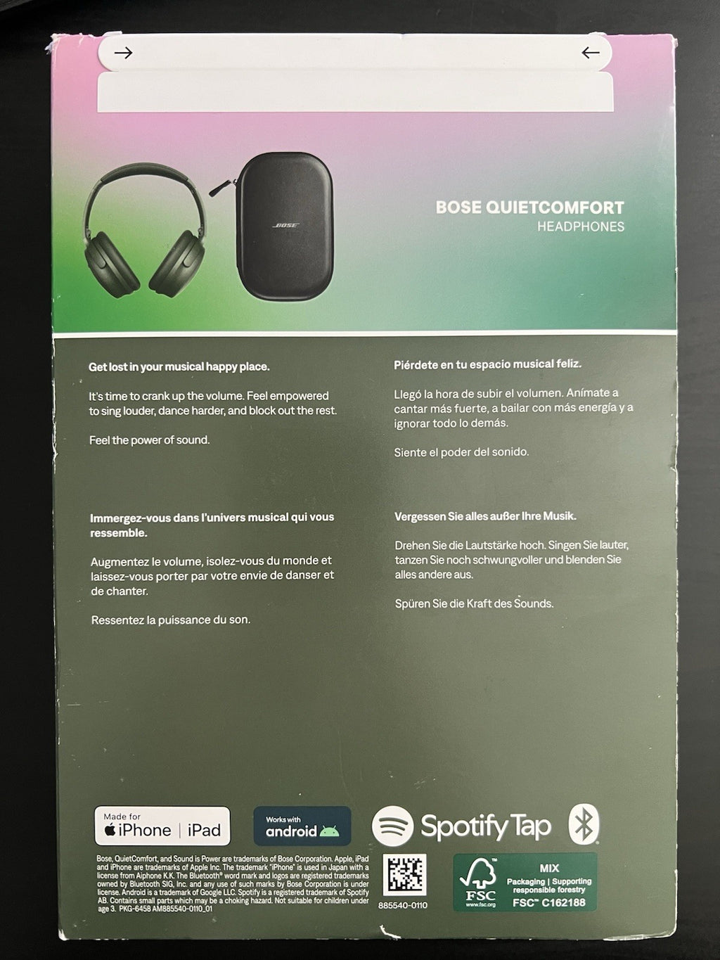 Bose QuietComfort Wireless Bluetooth Over-Ear Headphones - Green (884367-0300)1