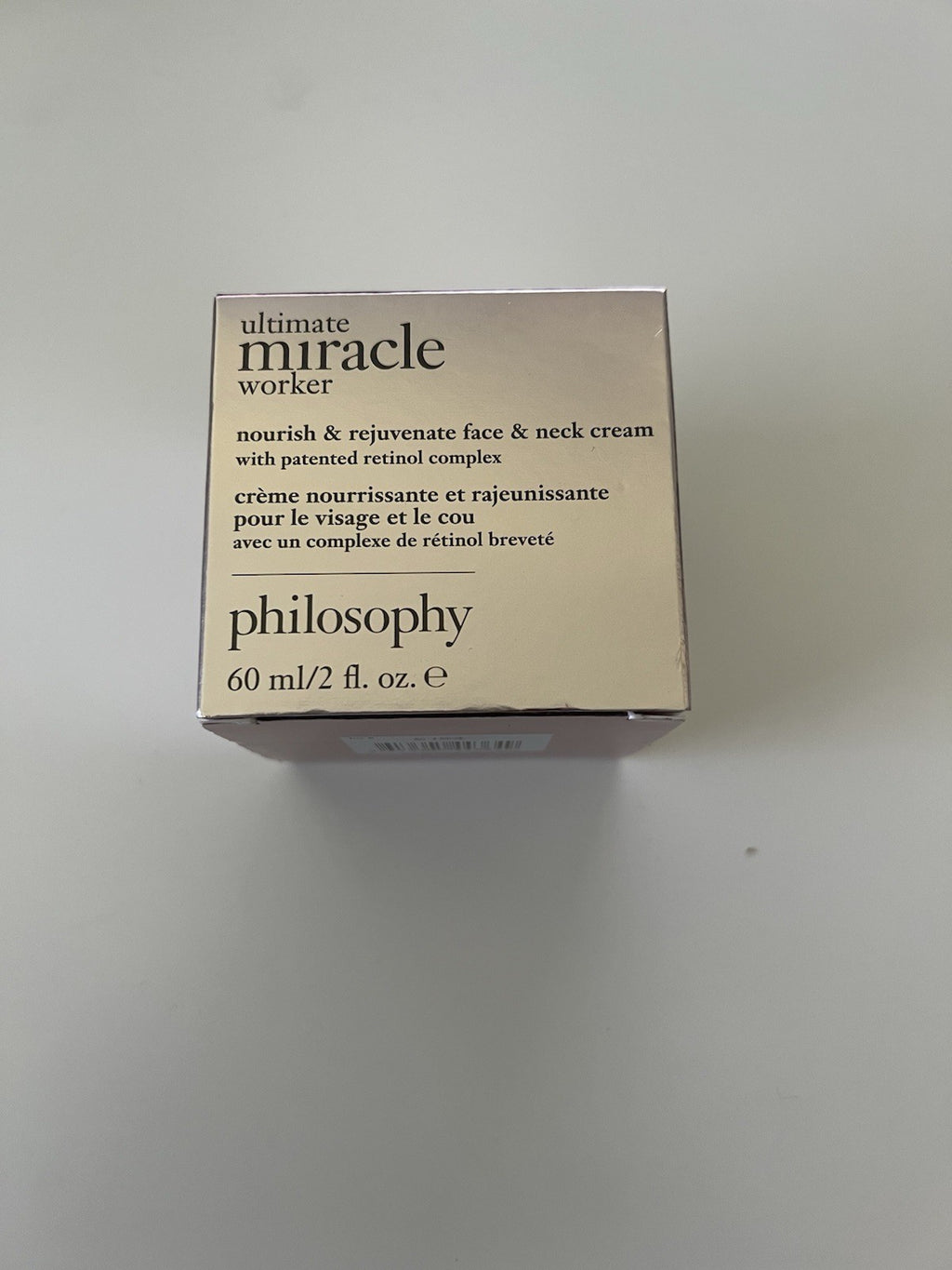 Philosophy ULTIMATE MIRACLE WORKER Nourish& Rejuvenate Cream Face/Neck 2oz New0