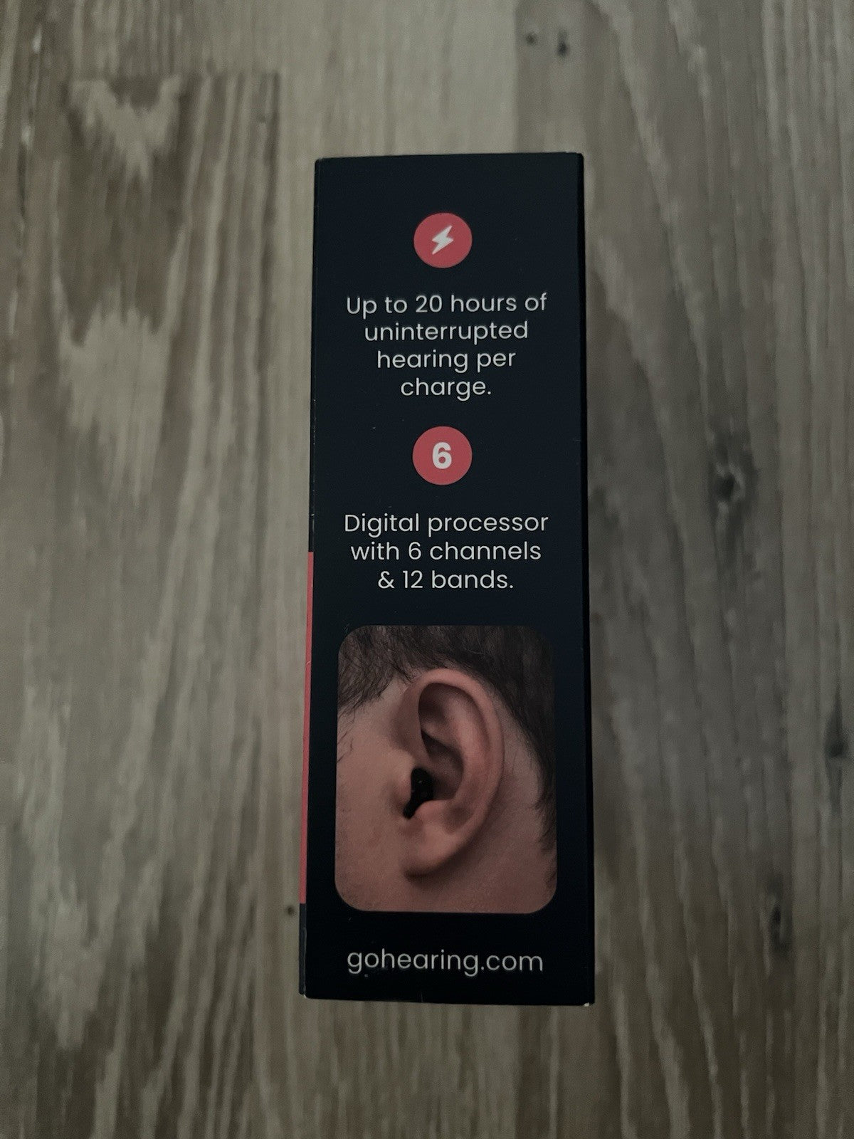 Go Hearing - Go Prime Rechargeable OTC Hearing Aids w/ Charging Case - BRAND NEW3