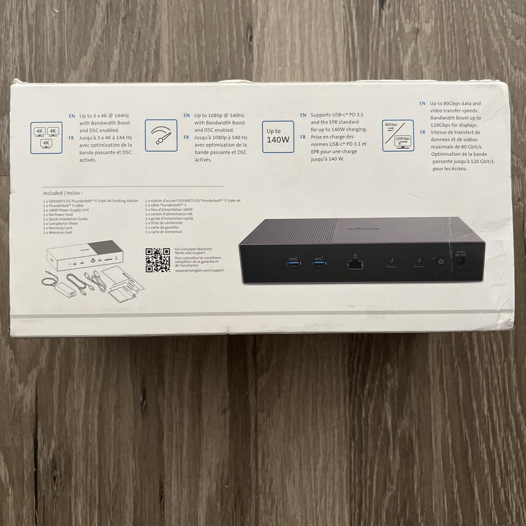 Kensington K35201NA Thunderbolt 5 Triple 4K Docking Station SD5000T5 New, Sealed2
