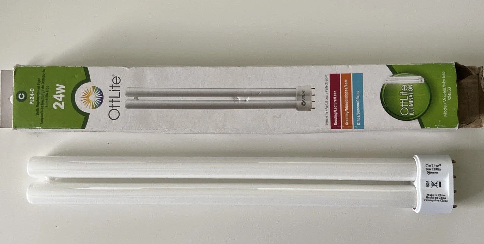 OttLite 24wHD TruColor Replacement Tube Bulb for Daylight Lamps B245530