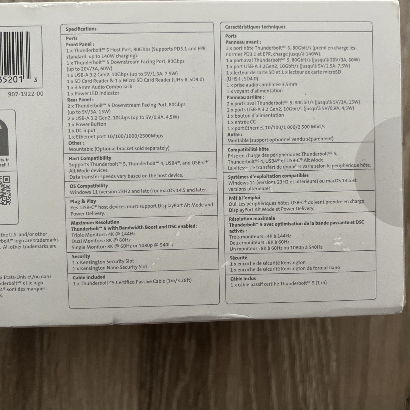 Kensington K35201NA Thunderbolt 5 Triple 4K Docking Station SD5000T5 New, Sealed3