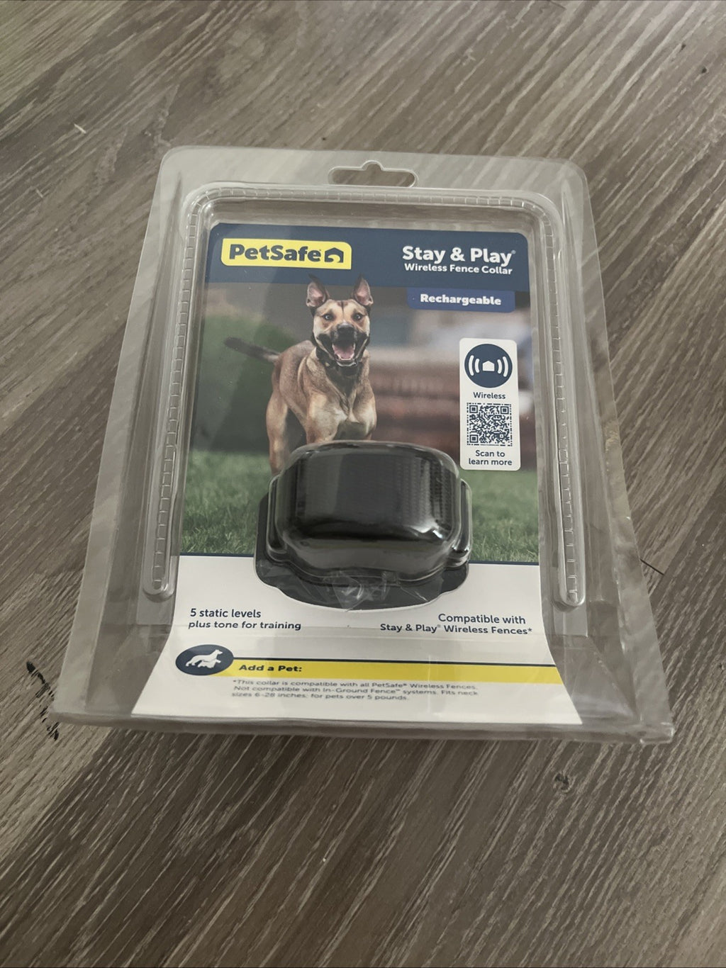 PetSafe Stay & Play Wireless Fence Rechargeable Recei Collar - Black PIF00-142880