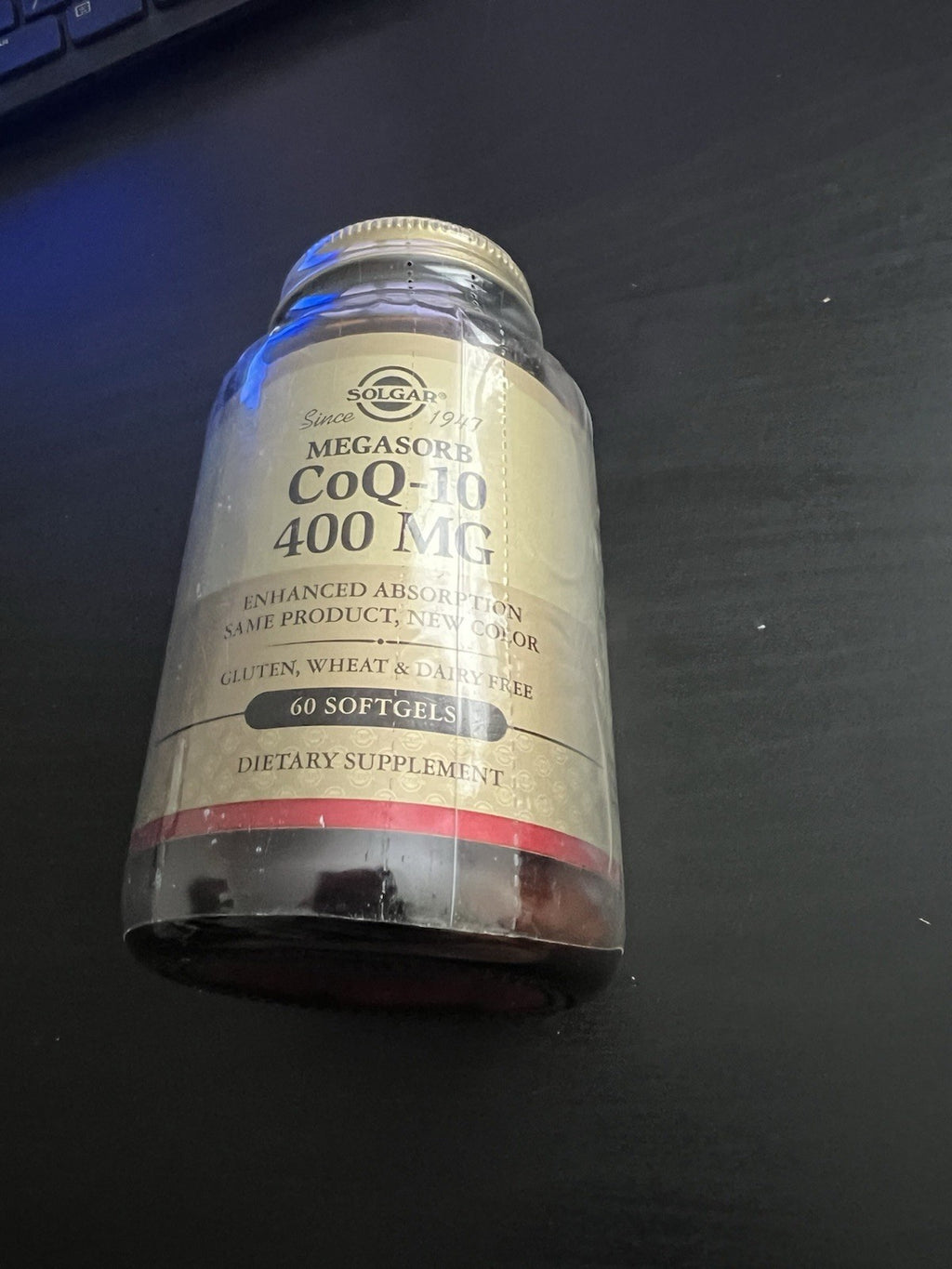 Solgar Megasorb CoQ-10 400 mg 60 Softgels Exp 11/270