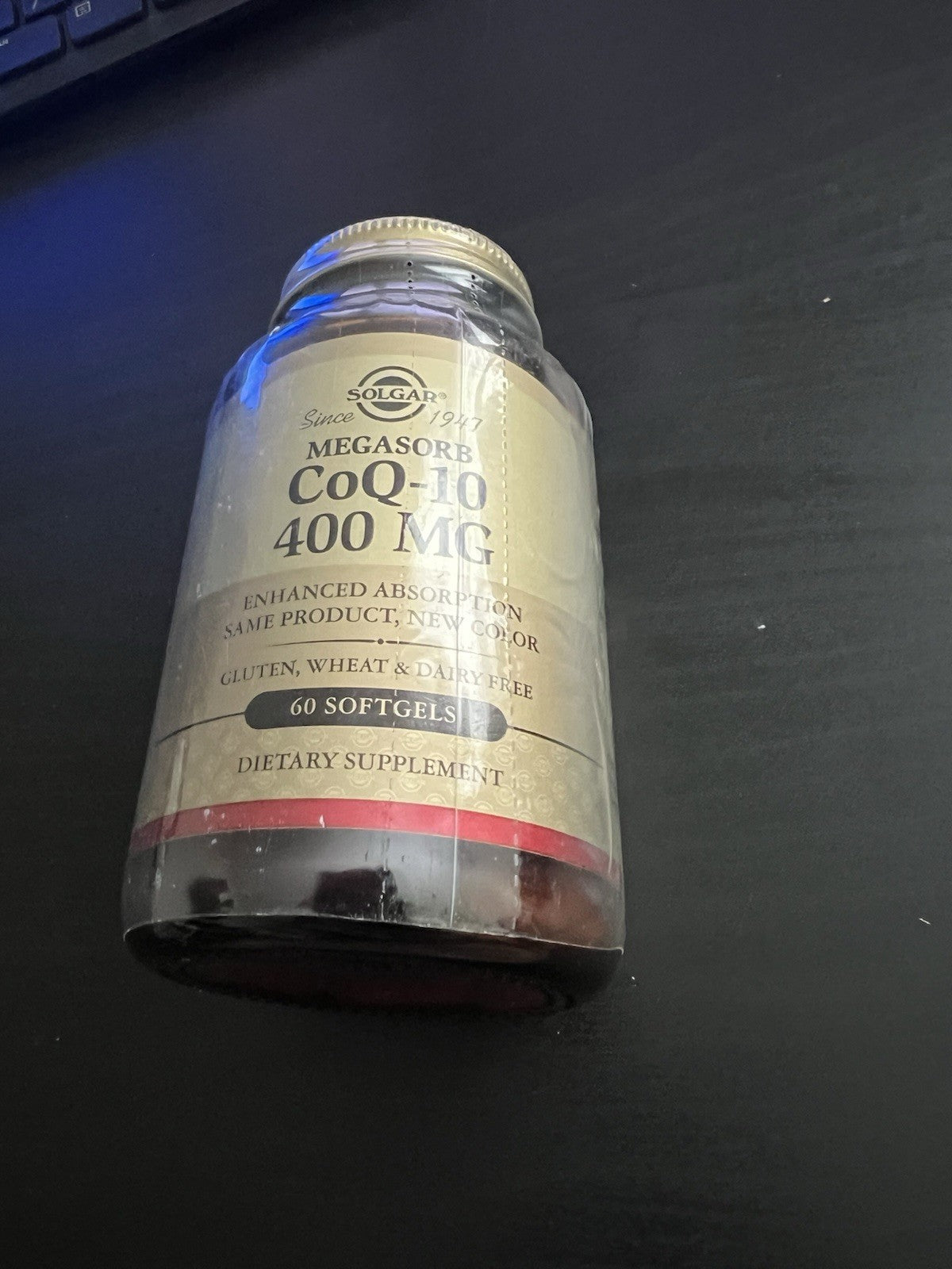 Solgar Megasorb CoQ-10 400 mg 60 Softgels Exp 11/270