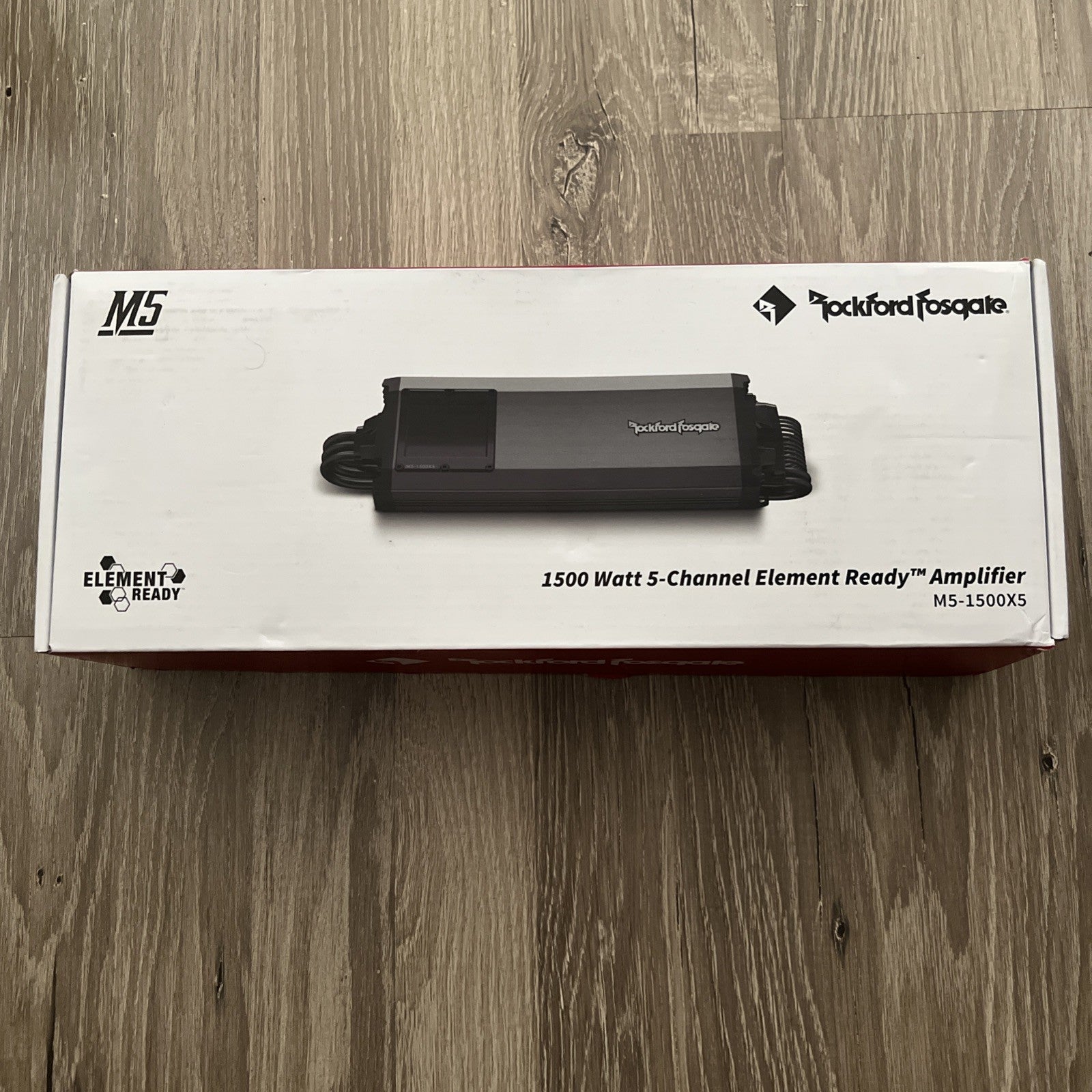 Rockford Fosgate M5-1500X5 M5 Element Ready 5 Channel Marine Amplifier Gray New0