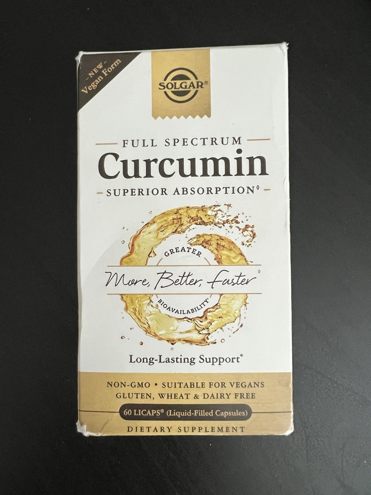Solgar Full Spectrum Curcumin Softgel Capsule - 60 Servings Exp 06/2026!0