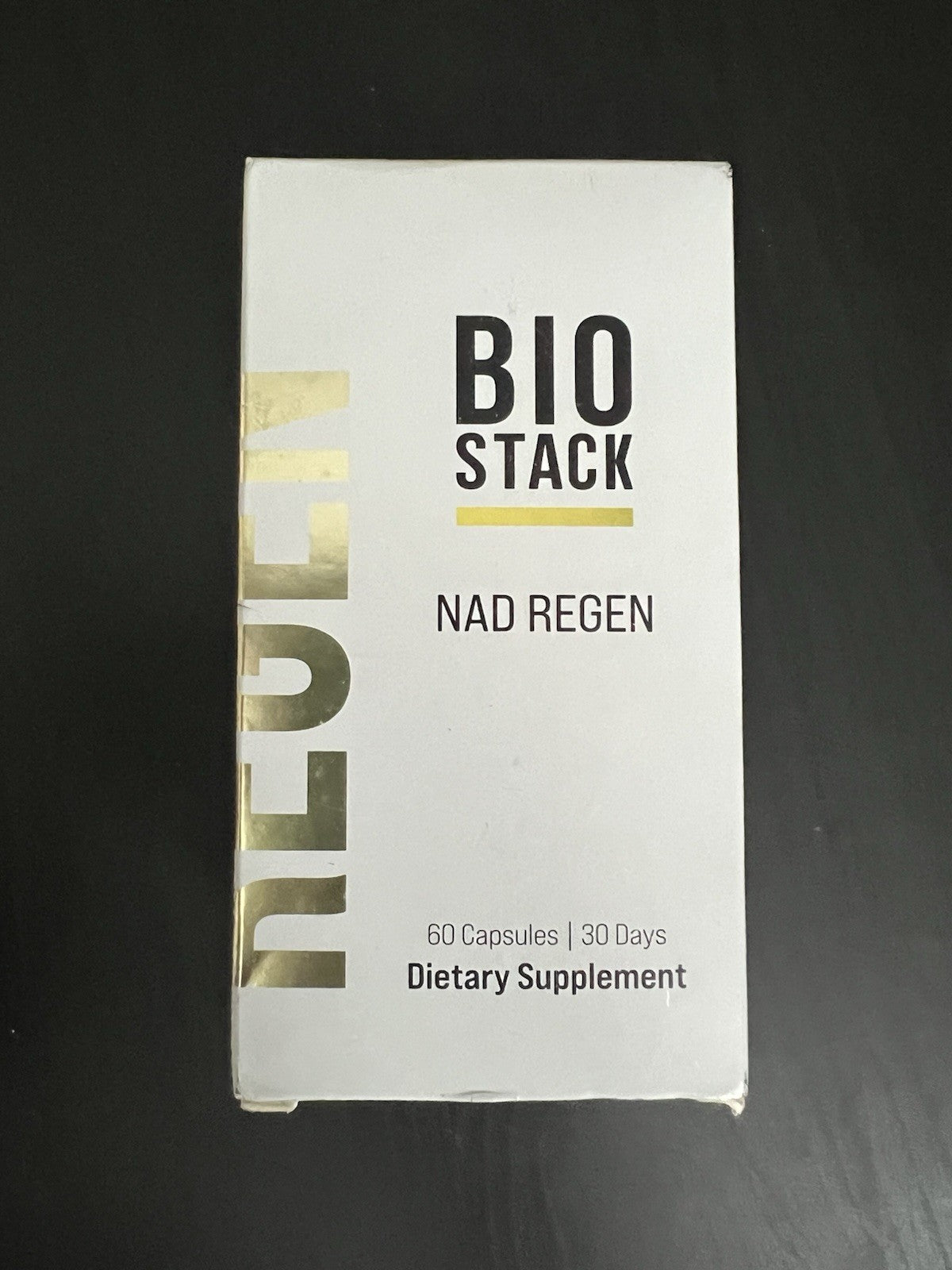 BIO STACK NAD REGEN 60 CAPSULES New SEALED, EXP 12/20260