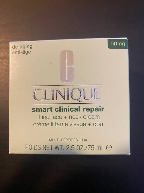 Clinique Smart Clinical Repair Lifting Face + Neck Cream - 2.5oz /75mL New0