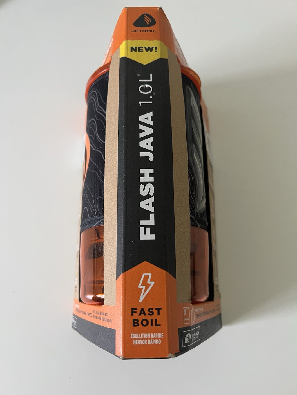 Jetboil Flash Cooking System, Carbon, 1.0L Orange Campsite2