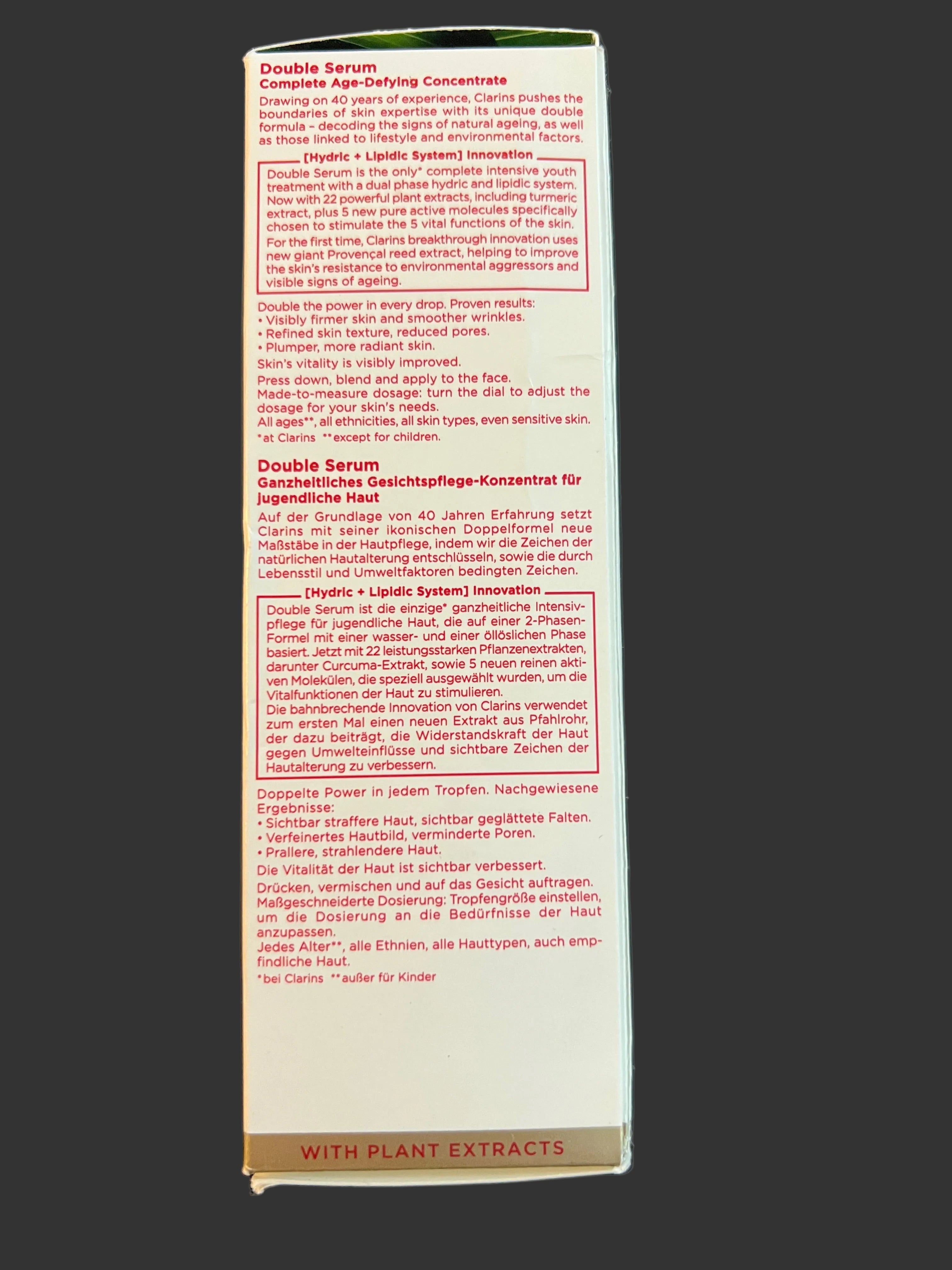 Double Serum (Hydric + Lipidic System) Complete Age Control Concentrate
