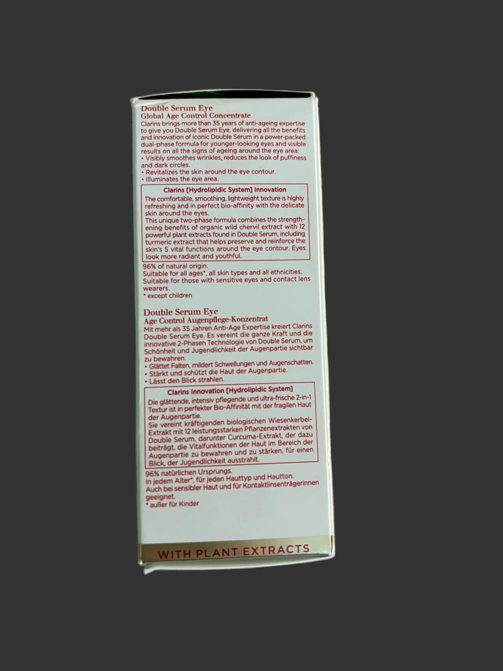 Clarins Double Serum Eye 0.6 oz